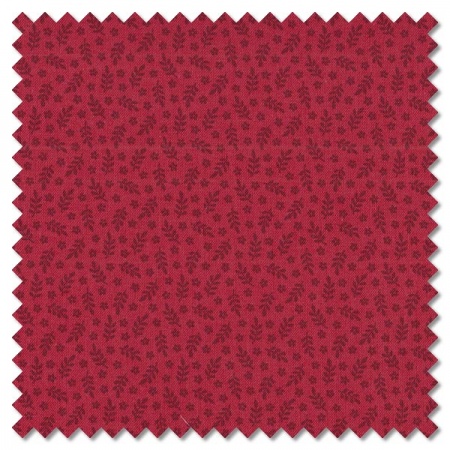 Tonal Ditzys - allover sprigs & flowers rouge (per 1/4 metre)