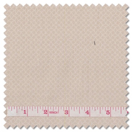 Tonal Ditzys - dotted interlocking star crme fraiche (per 1/4 metre)