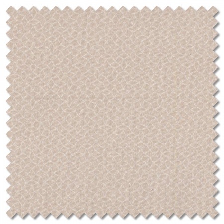Tonal Ditzys - dotted interlocking star crme fraiche (per 1/4 metre)
