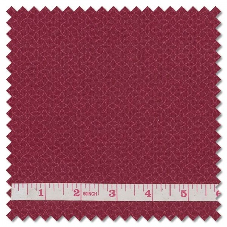 Tonal Ditzys - dotted interlocking star rouge (per 1/4 metre)