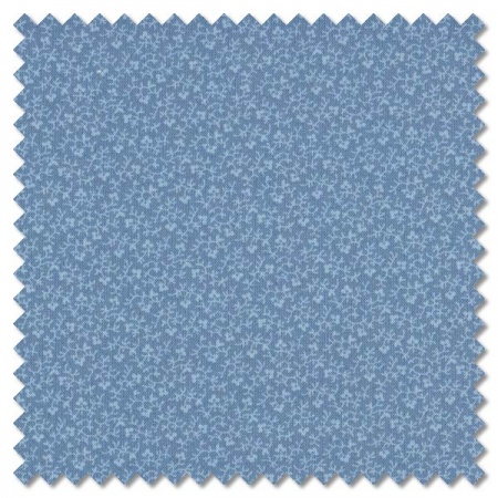 Tonal Ditzys - allover vine & leaf blue indigo (per 1/4 metre)