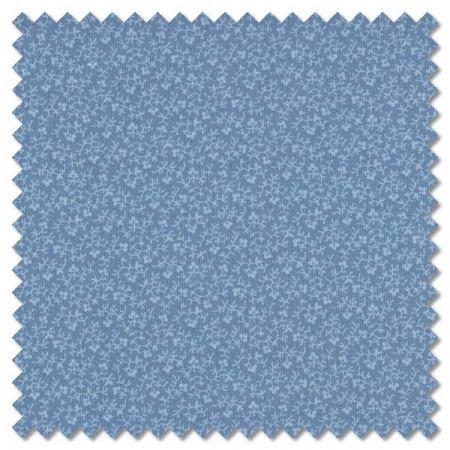 Tonal Ditzys - allover vine & leaf blue indigo (per 1/4 metre)