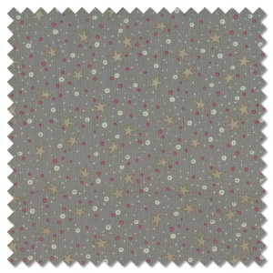 O Christmas Tree - stars dark blue (per 1/4 metre)