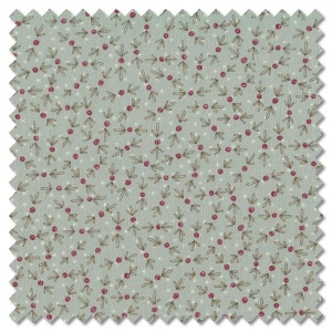 O Christmas Tree - berries light blue (per 1/4 metre)