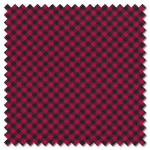 Chelsea's Checks - red & black (per 1/4 metre)