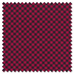 Chelsea's Checks - red & black (per 1/4 metre)