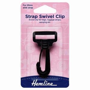 25mm plastic swivel clip