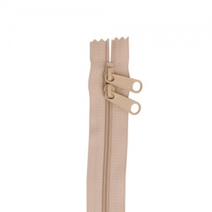 ByAnnie double slide handbag zip 30in - natural