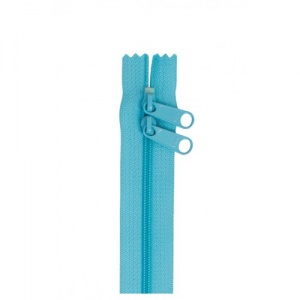 ByAnnie double slide handbag zip 30in - parrot blue