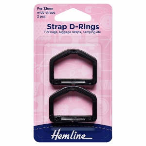 32mm plastic strap D-rings