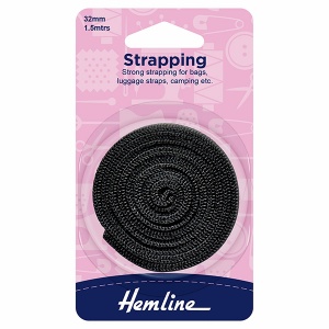 32mm strapping - black