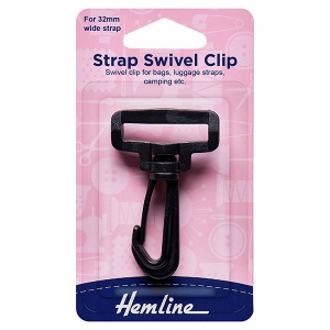 32mm plastic swivel clip