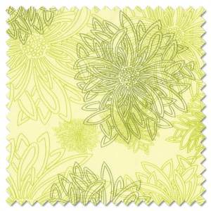 Floral Elements - green glow (per 1/4 metre)