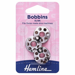 Metal sewing machine bobbin 3 pack - Elna