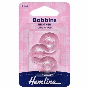 Plastic sewing machine bobbin 3 pack - Brother