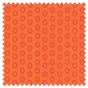 Oval Elements - tangerine tango (per 1/4 metre)