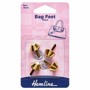 Bag feet - 15mm base nails gold