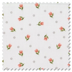 Bountiful Blooms - tulip off white (per 1/4 metre)