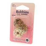 Metal sewing machine bobbin 3 pack - Bernina 8 hole