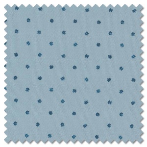 Brensham - small floral on light blue (per 1/4 metre)