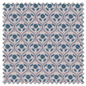 Brensham - floral trellis on deep cream (per 1/4 metre)