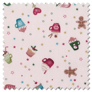 Cosy Home Christmas - sweet treats cream (per 1/4 metre)