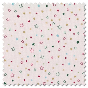 Cosy Home Christmas - stars cream (per 1/4 metre)