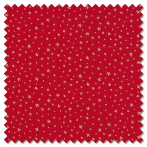 Christmas Essentials - star red (per 1/4 metre)