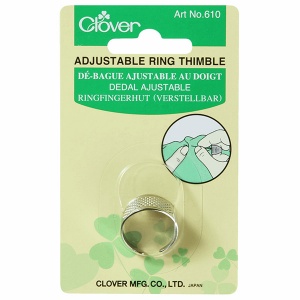 Clover adjustable ring thimble