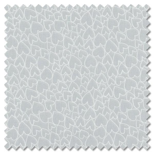 Essentials - pewter hearts (per 1/4 metre)