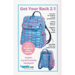 By Annie Got Your Back 2.1 bag pattern
