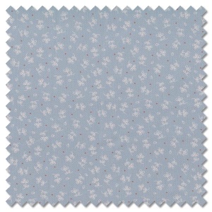 Grandma's Quilts - small flowers on blue (per 1/4 metre)