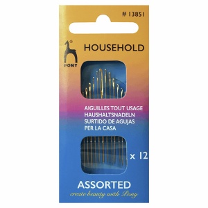 Assorted household needles