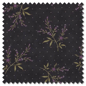 Iris & Ivy - fresh picked flowers ebony (per 1/4 metre)