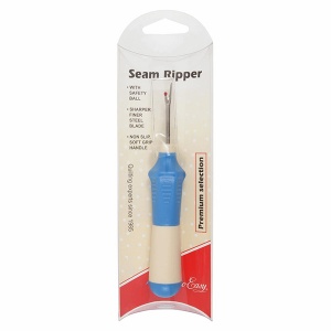 Large soft grip seam ripper