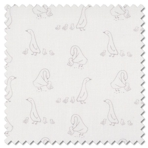 Little Ducklings - duck walk white (per 1/4 metre)