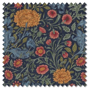 Morris Meadow - double boughs kelmscott blue (per 1/4 metre)