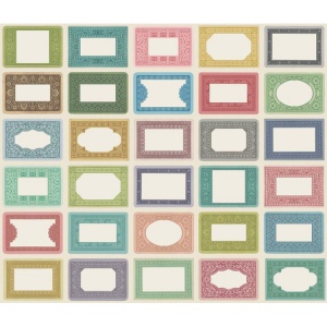 Moda Junk Journal quilt label panel