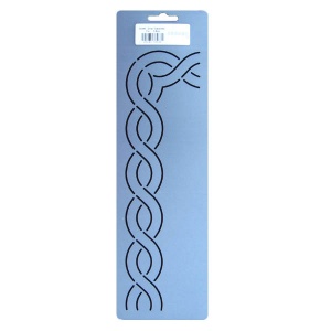 NS88 Small cable quilting stencil 1.5 inch