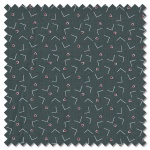 New Vintage - love letters midnight blue (per 1/4 metre)