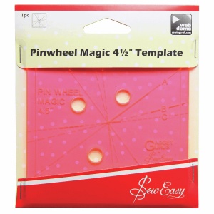 Pinwheel Magic 4.5 inch template