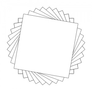 Plain white 20 charm pack
