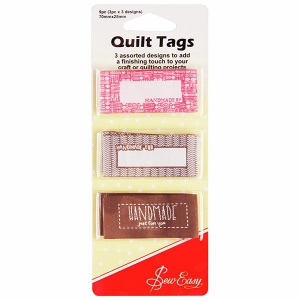 Quilt tags - handmade