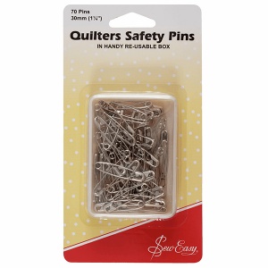 Quilters safety pins