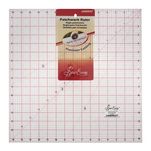 Sew Easy quilting ruler - 15.5in x 15.5in square