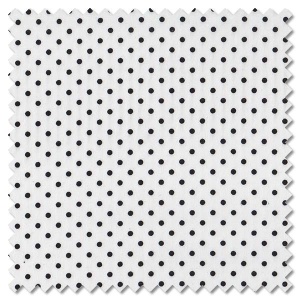 Spot On - WX black spot on white (per 1/4 metre)