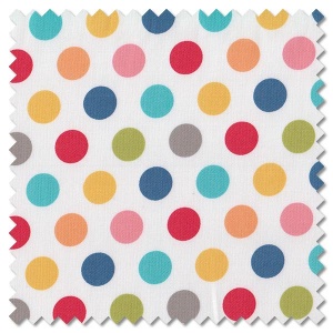 Simply Delightful - dots off white (per 1/4 metre)