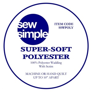 Sew Simple super soft polyester (per 1/2 metre) - 90 inches wide