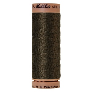 1043 - Olive Mettler Silk Finish 40 quilting thread 150m