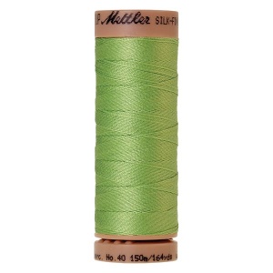 1527 - Jade lime Mettler Silk Finish 40 quilting thread 150m